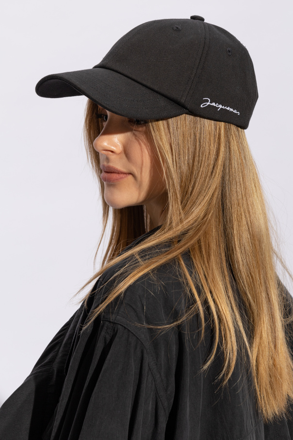 jacquemus cap ෆ꒡ .̮ ꒡ෆ Jacquemus Cap with logo | SchaferandweinerShops | jacquemus